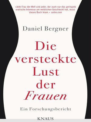 cover image of Die versteckte Lust der Frauen: Ein Forschungsbericht